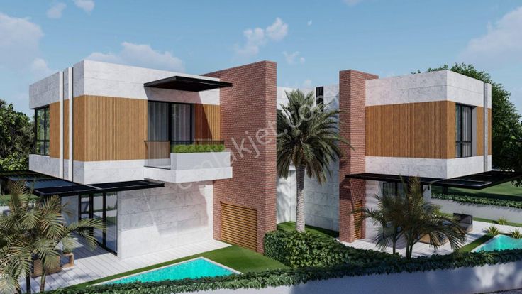 Denizli Hallaçlar Da 4+1 250 M2 Önü Yeşil Alan Park Cepheli Havuzlu Natamam Satılık Villa