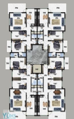 Denizli Yenişafak Ta 2+1 120 M2 Panjurlu Lansmana Özel Satılık Lüks Satılık Daire