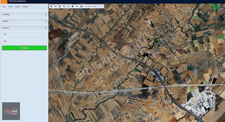 Ergene Bakırca'da Otoban Cepheli 7335 M2 Yatırımlık Tarla