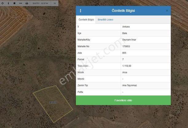 Beynamda 1118 M2 Tek Tapu Villa Parseli Nef Yanı Karadeniz Emlak