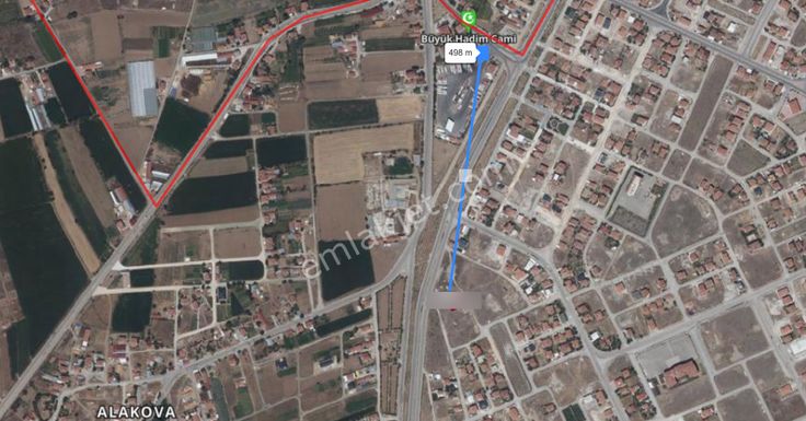 ✨🚀 Meram Alakova'da Otobüs Terminal Yakını 500 M² İmarlı Arsa