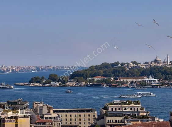 Tablo Gibi Galata Boğaz Manzarası Çift Teraslı, Şömineli Şaheser