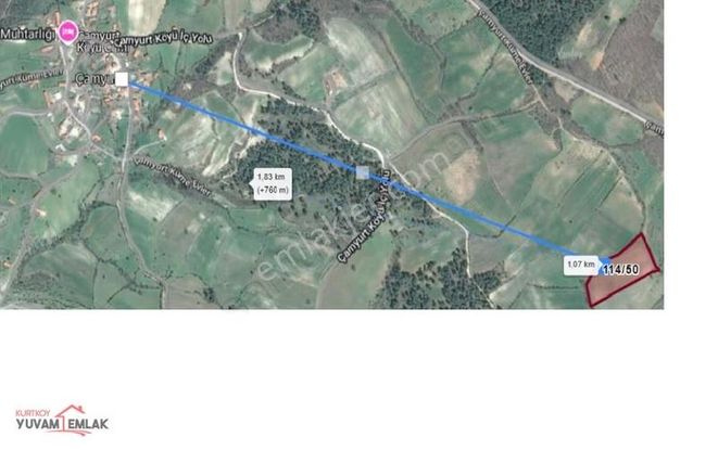 Çanakkale Lapseki 9625 M2 Tarla Çok İyi Yatırım