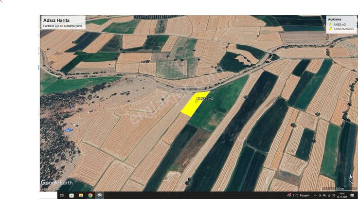 Çavdır Merkez De Burun Mevkiinde Harika Kelepir Tarla !