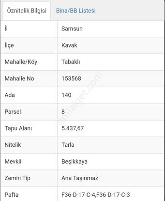 Sahibinden Asarcık Yolu Üzeri