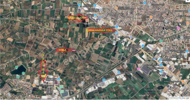 İnegöl Yeniceköy De Yola Cephe Mükemmel Tarla