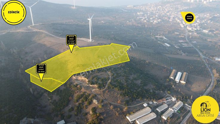 Erdek Edincik Mahallesinde Yortan Deresi Mevkiinde 19.655m² Hisseli Satılık Tarla