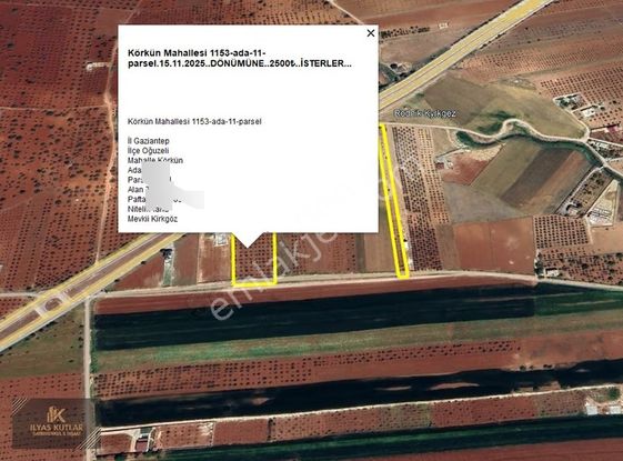 Havalimanı Yolu Üzerinde Satlık 7698m2 Zeytin Bahçesi