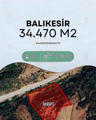 Balıkesir 'de Satılık Yatırımlık Yola Cephe Arazi