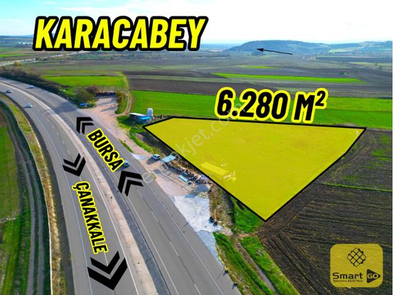 |karacabey| Bursa - Çanakkale Yolu'na Cephe Yatırımlık Arazi!