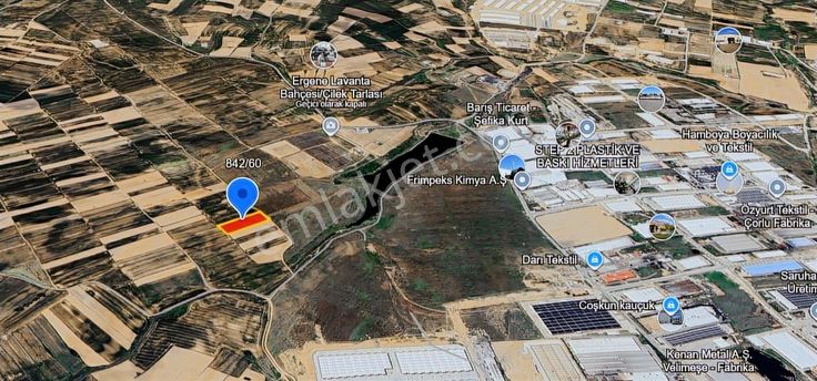 Turyaptan Velimeşe Hacışeremet Mevkii 8.167 M2 Satılık Tarla