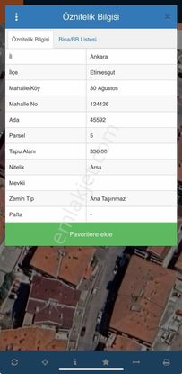 Etimesgut Alsancak Mah.336 Tek Tapu Fırsat Arsa...