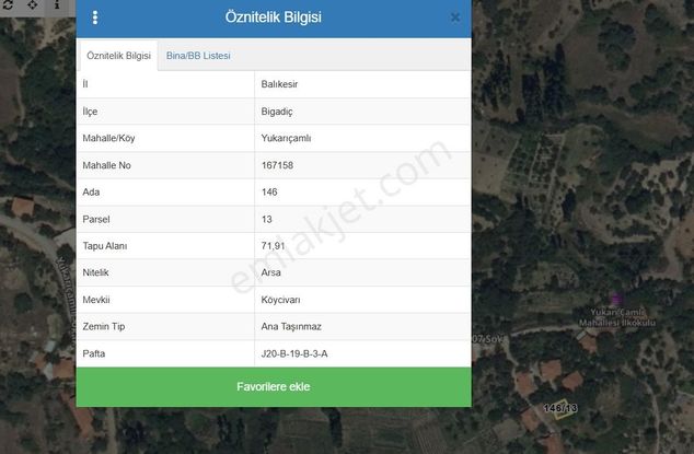 Bigadiç Yukarıçamlı'da 70 M2 Uygun Fiyatlı Arsa