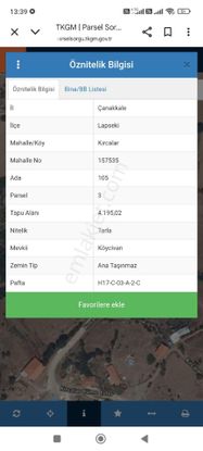 Sahibinden Fırsat Arazi