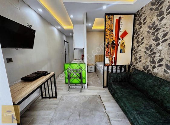 Realden Ünüversitede Balkonlu Eşyalı Lüks 1+0 Kiralık Daire