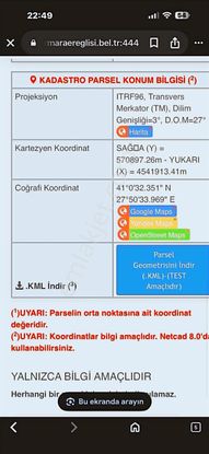 Akkaya Dan Tekirdağ Ereğli Yeniçiflikte 385m2satılık Arsa