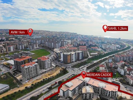 Silivri Mimar Sinan Mah. Merkezi Konumda Merdan Cadde'de 2+1