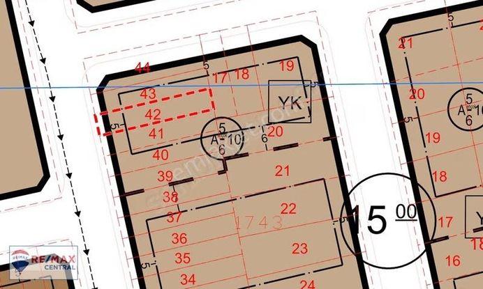 Remax Central ' Mehmet Akif Mah. Yatırımlık Müstakil Parsel Arsa