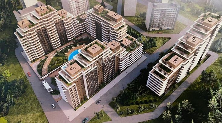 New Town - İzbeton Denetımlı Projoden Satılık 1+1