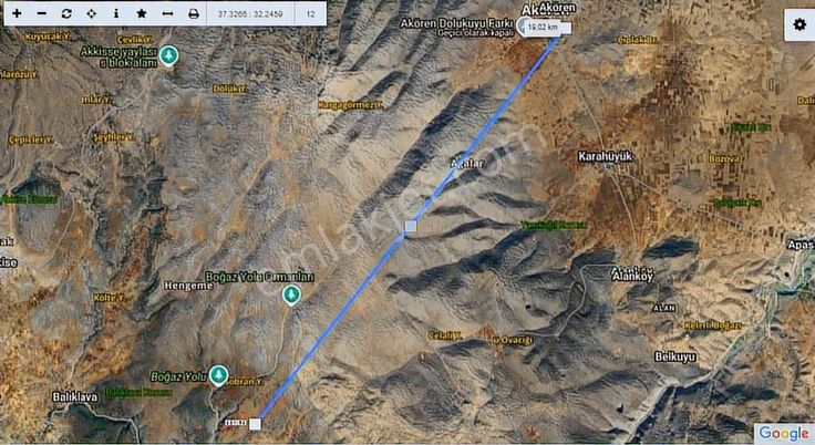 Talha Tozduman'dan Akören Avdanda Müstakil T. 5557m2 Takasa Açık