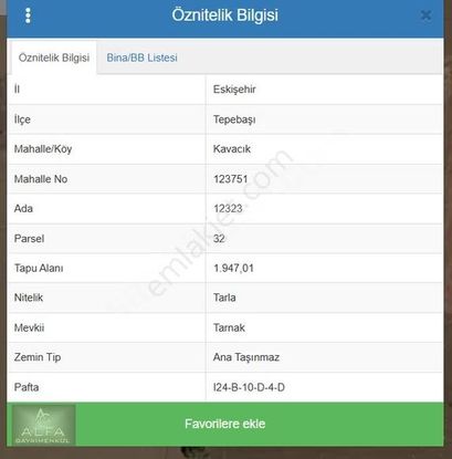 Kavacık Mh. 2 Dönüm Tek Tapu & Köy İçinde Acil Satılık Tarla