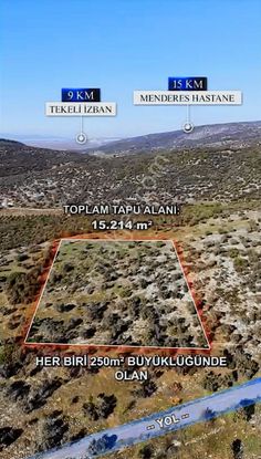 250m2 Parsel Elektrik,su İçinde Şok Lansman Fiyatı