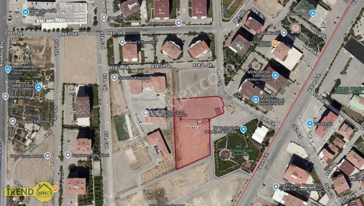 Yeni Mahalle Aşağı Yahyalar 15 M2 Satılık Arsa Hissesi