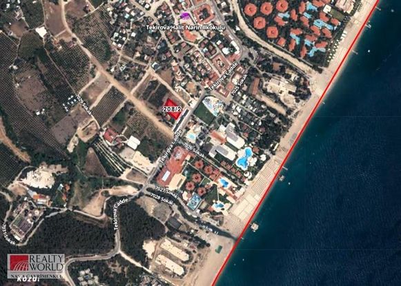 Yatırım Fırsatı ! Kemer Tekirova 'da Satılık İmarlı Ticari Arsa