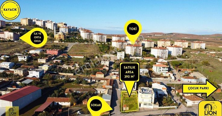 🟨⬛ Bandırma Kayacık Mahallesinde İmarlı 390 M² Satılık Arsa⬛🟨