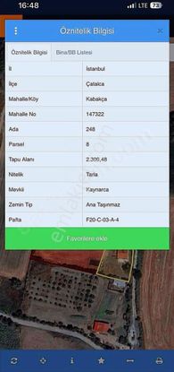 Çatalca Kabakca Mah Satılık Müstakil Çiftlik