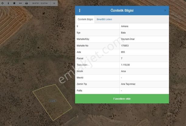 Beynamda 1118 M2 Tek Tapu Villa Parseli Nef Yanı Karadeniz Emlak