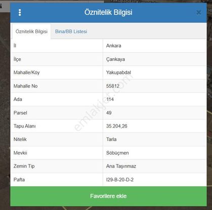 Ankalife`tan Yakupabdal Küme Evlerinde Satılık 482 M² Tarla