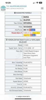 Cb Black'tan Nilüfer Ertuğrul'da Emsalsiz Arsa
