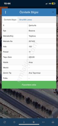 Bozovada Merkezde Ticari Arsa