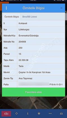 Redplus 'tan Yatırım Değeri Çok Yüksek Arazi .