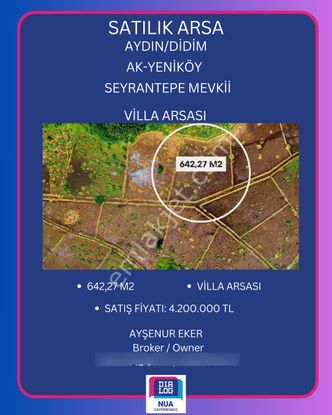 Dialog Nua Gayrimenkul'den Didim/seyrantepe'de Satılık Villa İmarlı Arsa