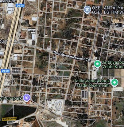 Antalya Spor Tesisleri Yanı 580 M2 Arsa