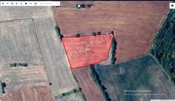 Remax Area'dan Organize Sanayiye Komşu Yatırımlık Satılık Tarla