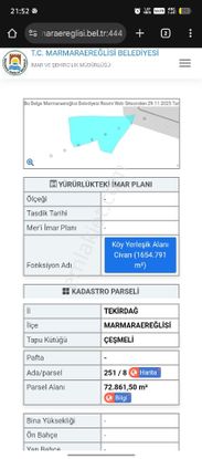 320 M2 Hisseli Köy Civarı Tarla