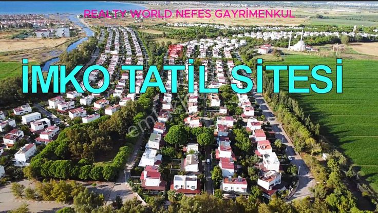 Rw Nefes'ten; İmko Sitesinde Geniş Bahçeli, Tam Müstakil Villa