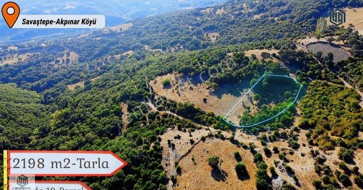 Balıkesir Savaştepe İlçesi Akpınar Köy İçinde 2198m2 Tarla