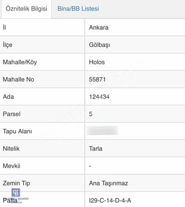 Gölbaşı Günalan'da Yol Kenarı Satılık Tarla