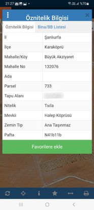 Akzıyaret Cülmende Satılık Tarla