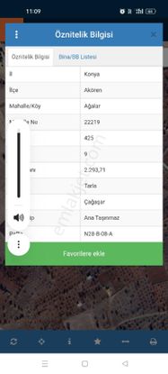 Konya Akören De Satılık 2293 Me