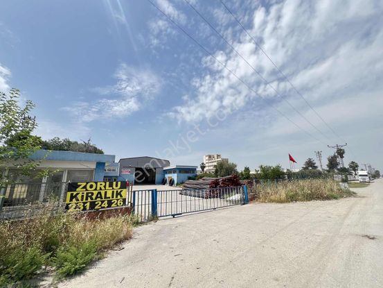 Zorlu'dan İncirlik Yol Üzerinde 3500 M2 Arsa 1200m2 Kapalı