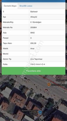 Balnova Dan 2. Gündoğan Mah.3 Kat İmarlı Satılık Arsa