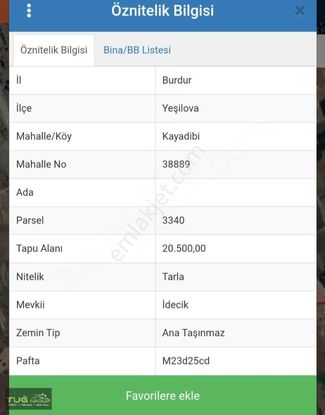 Türkiye'nin Maldivler'i Salda Gölü'nde Satılık Tarla