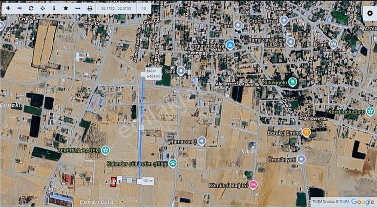 Talha Tozduman'dan Sarayönü Ladik'te Konut İmarlı 1.050m2 Arsa