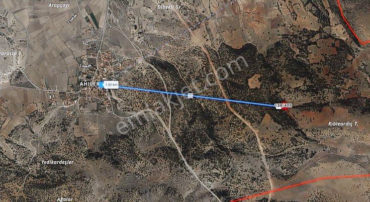 Kütahya Merkez Ahiler, Yatırımlık 4.5 Dönüm Tek Tapu Tarla