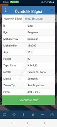 Satılık Müstakiltapu Tarla